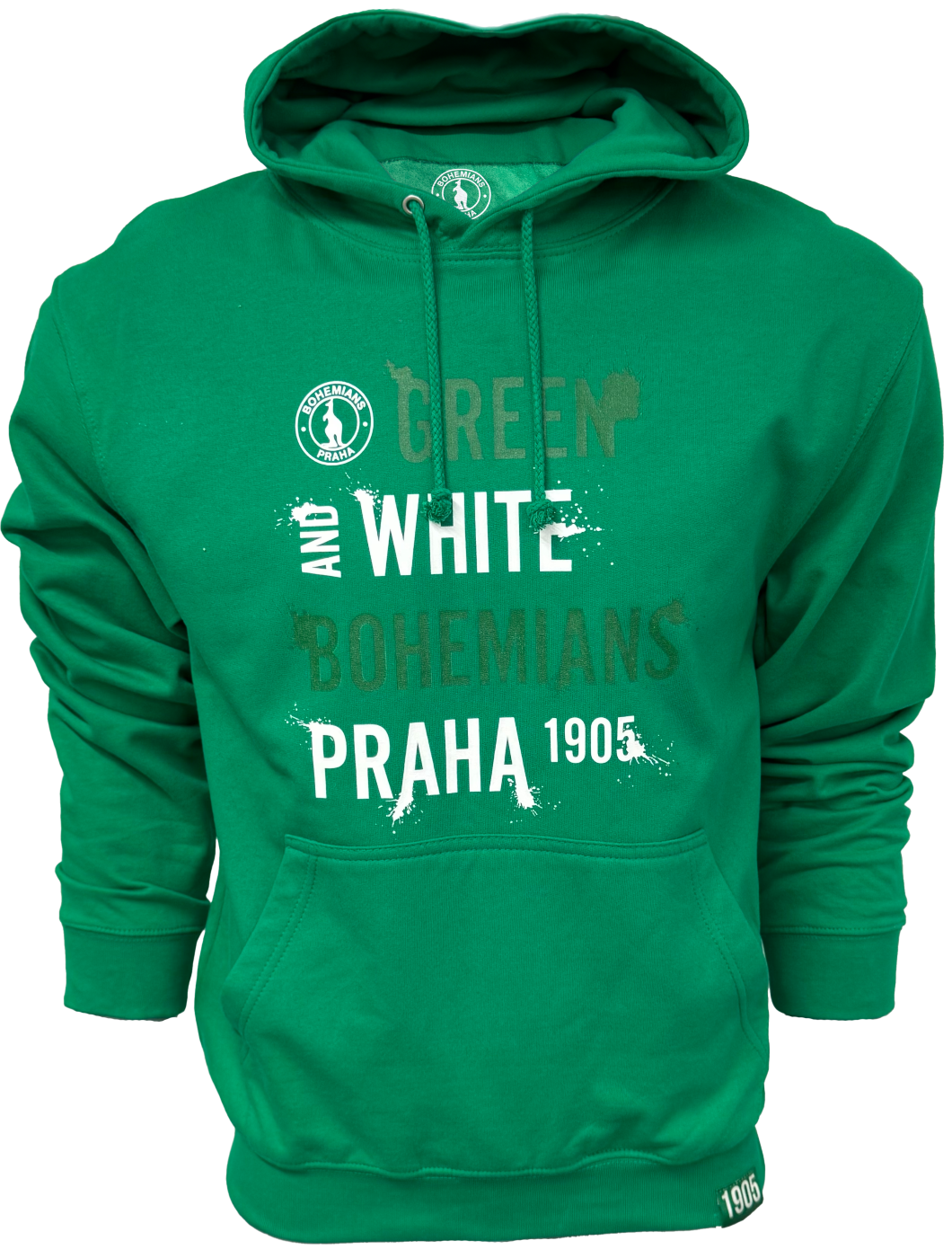 5444-mikina panska green white zelena